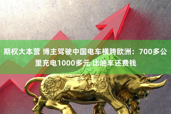 期权大本营 博主驾驶中国电车横跨欧洲：700多公里充电1000多元 比油车还费钱