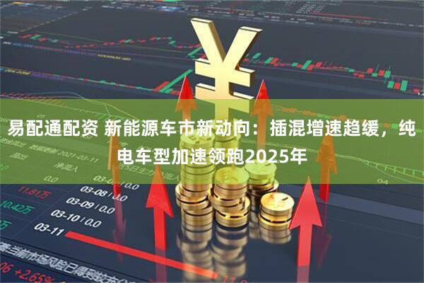 易配通配资 新能源车市新动向：插混增速趋缓，纯电车型加速领跑2025年